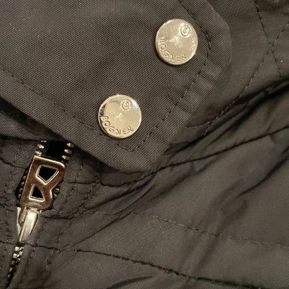 Bogner black down jacket